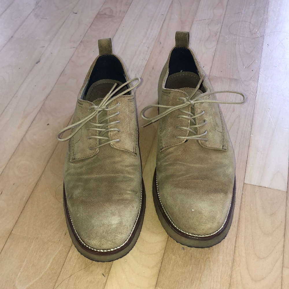 Tan 9 1/2 leather shoes - Banana Republic